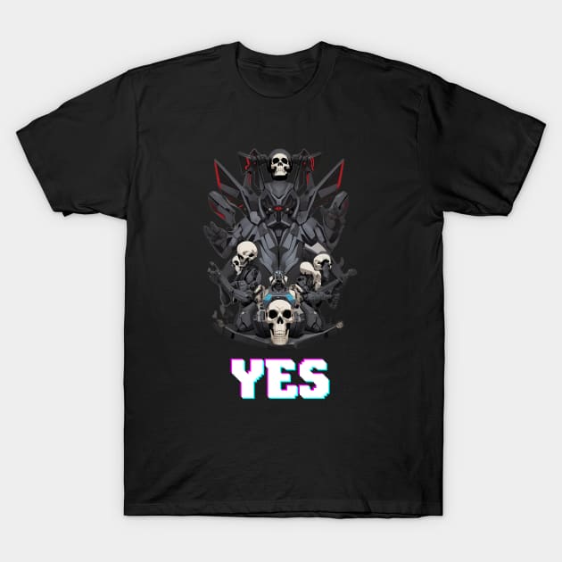 Yes T-Shirt by Maheswara.Momocats